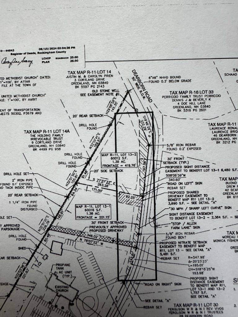 Greenland, NH 03840,TBD Dearborn RD