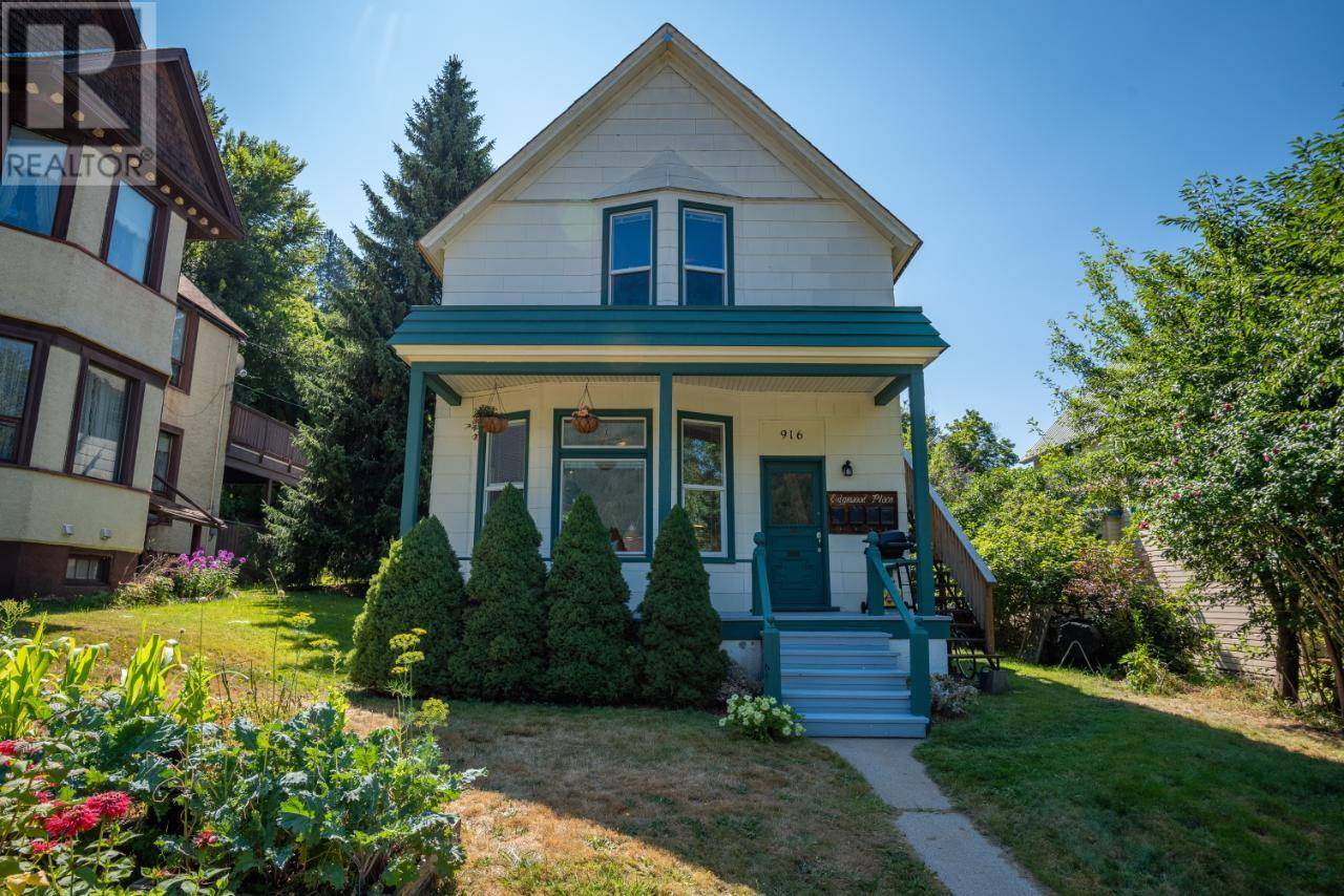 Nelson, BC V1L4C9,916 EDGEWOOD Avenue