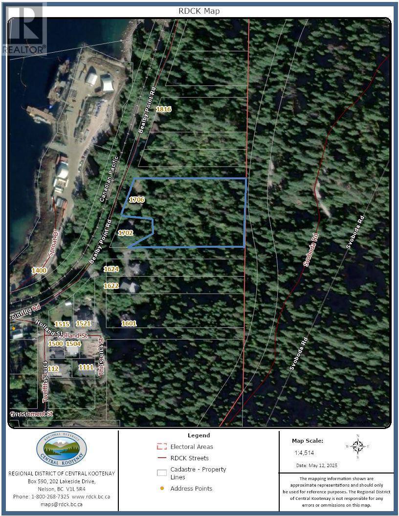 Nelson, BC V1L3E2,1706 Bealby Road