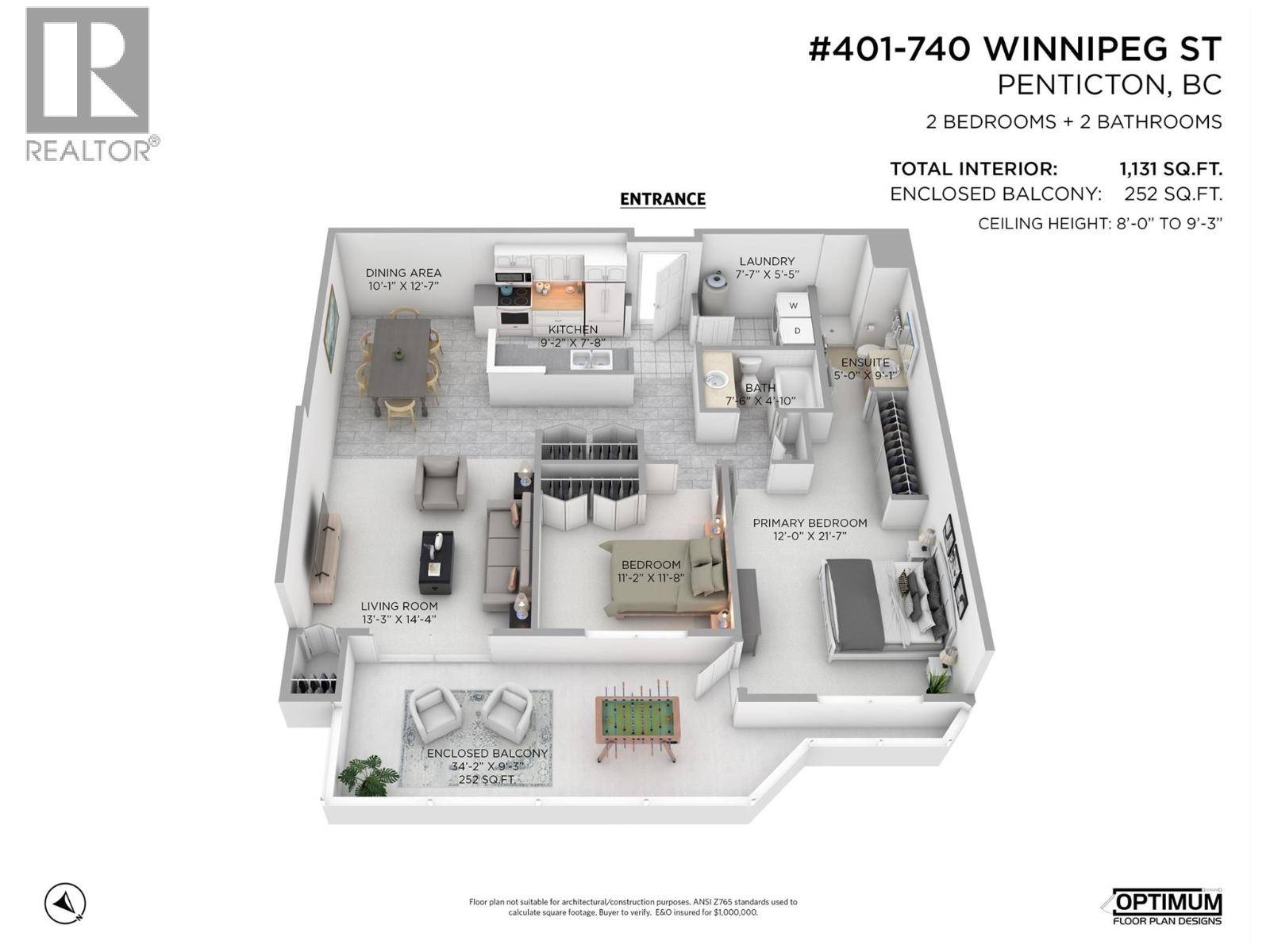 Penticton, BC V2Q5N3,740 Winnipeg ST #401