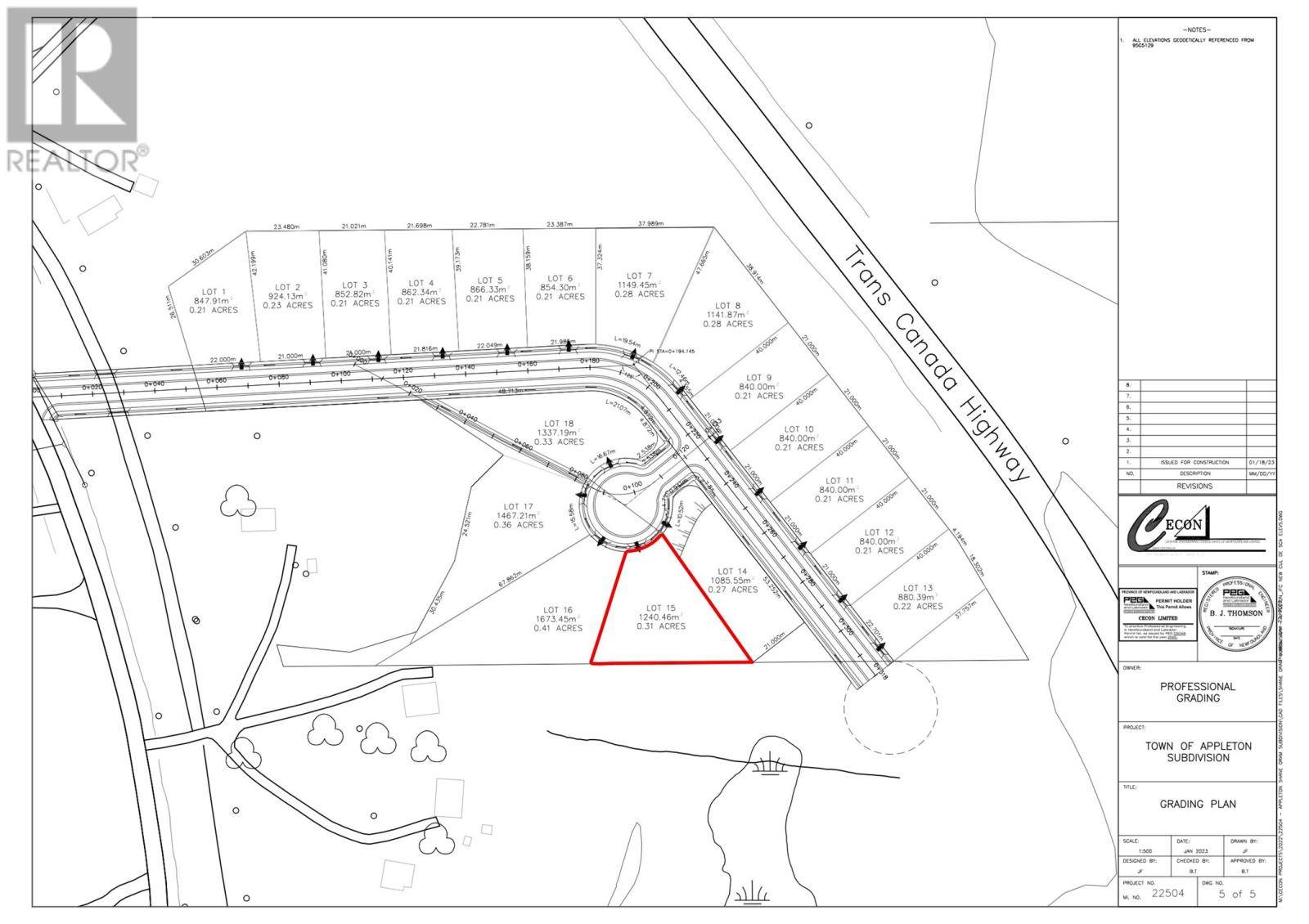 Appleton, NL A1V1W7,Lot 15 Trestle Place
