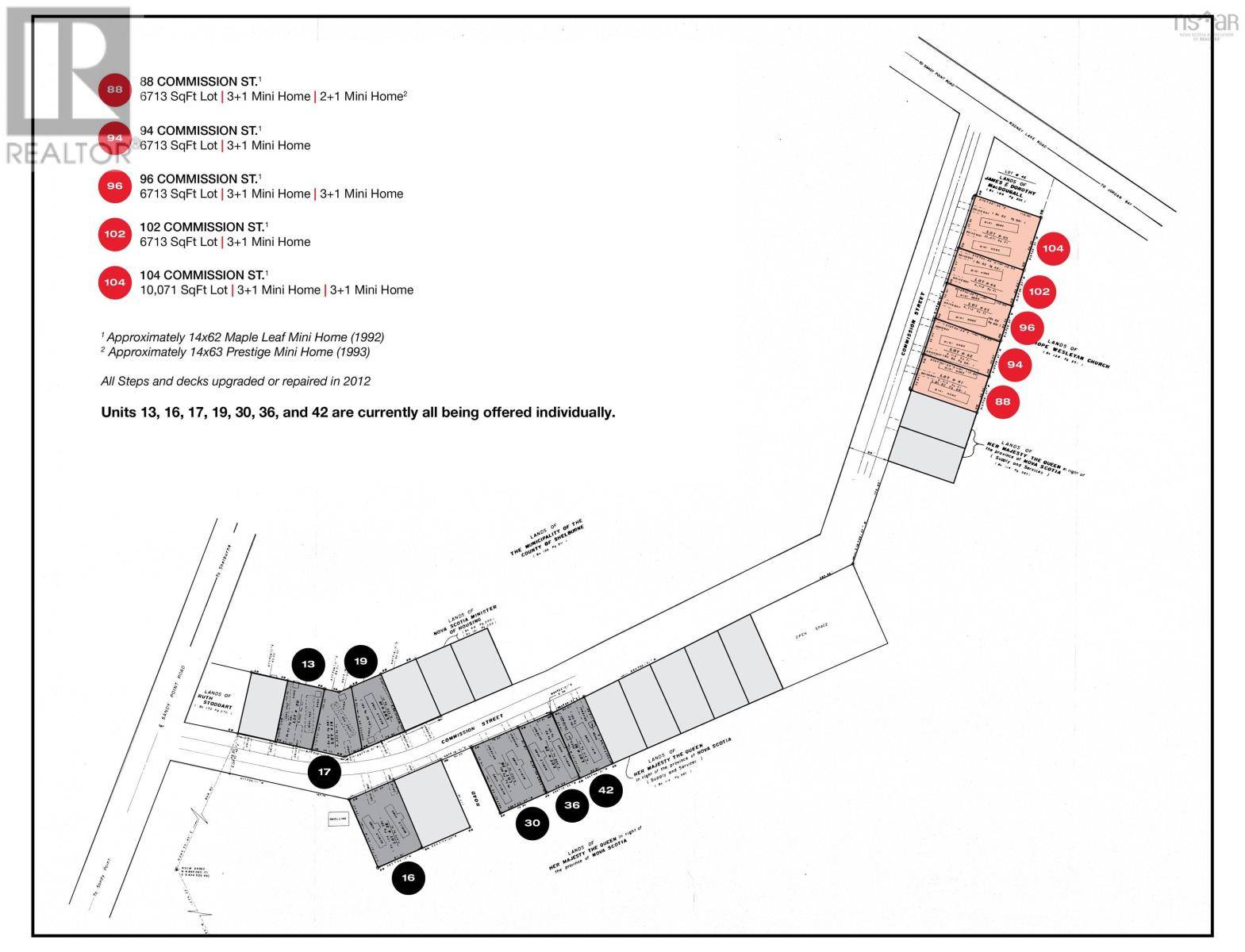 Sandy Point, NS B0T1W0,88/94/96/102 Commission Street