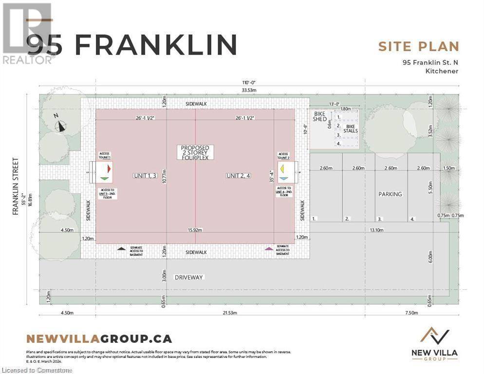 Kitchener, ON N2A1Y1,95 FRANKLIN Street N
