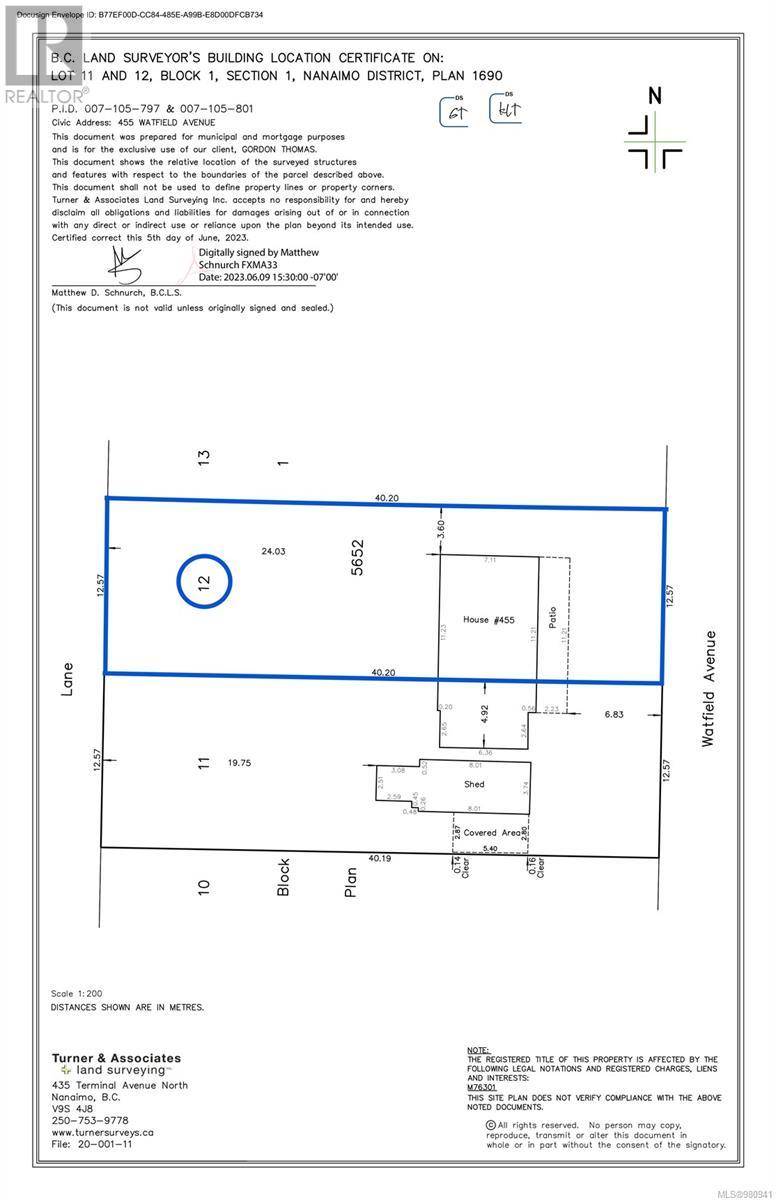 Nanaimo, BC V9T2X3,455 Watfield Ave