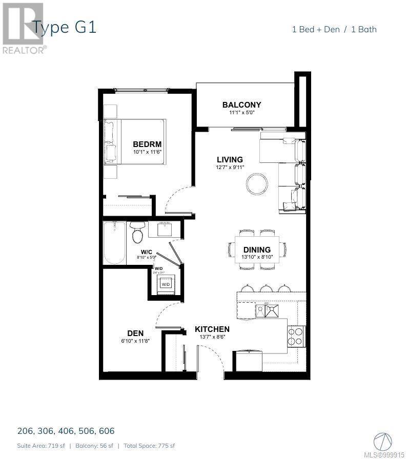 Langford, BC V9B2S1,777 Station AVE #206