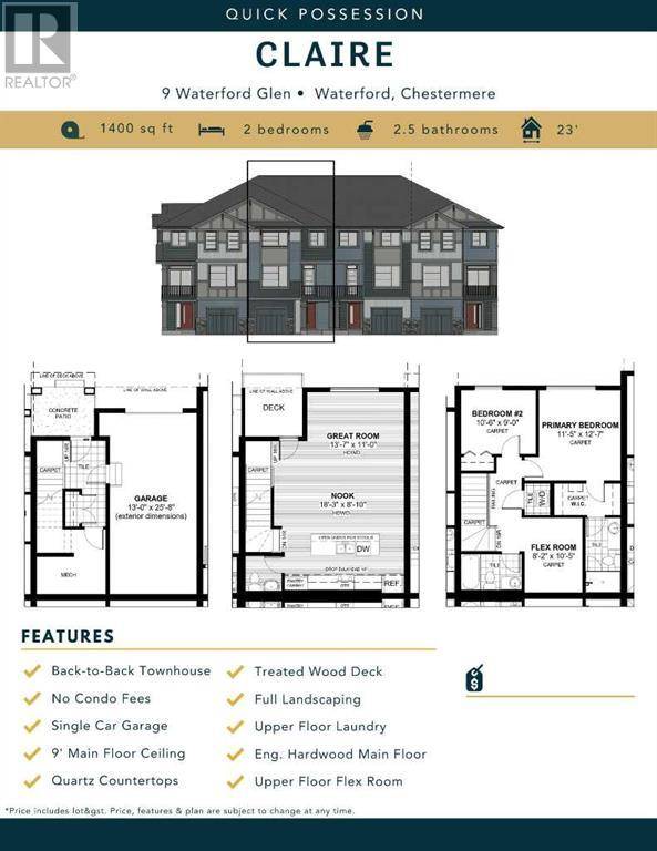 Chestermere, AB T1X2T8,9 Waterford Glen