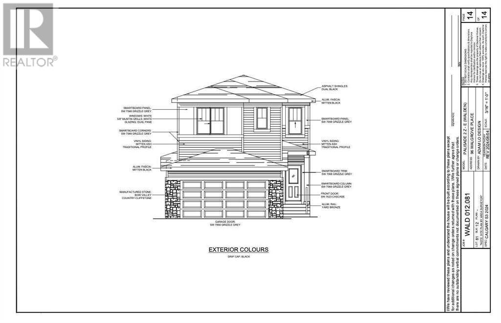 Calgary, AB T2X2H7,96 Walgrove Place