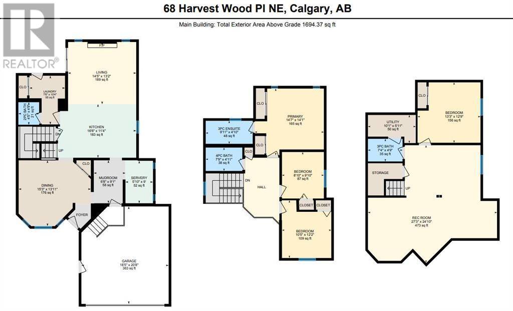 Calgary, AB T3K3X8,68 Harvest Wood Place NE