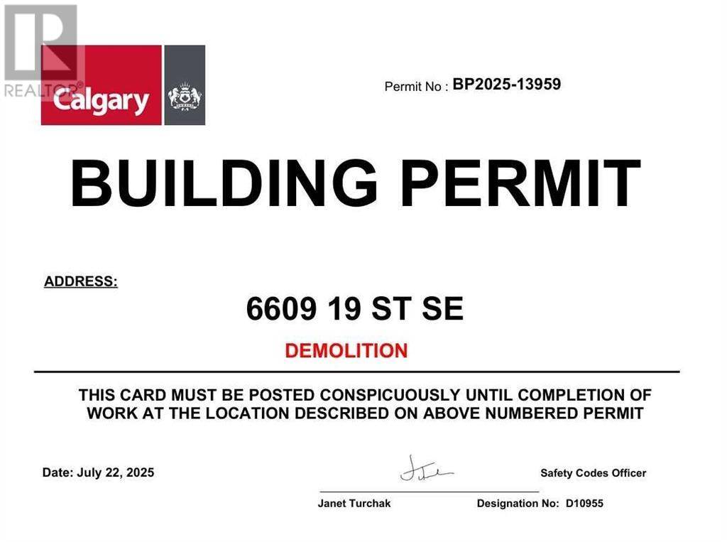 Calgary, AB T2C0P1,6609 19 Street SE