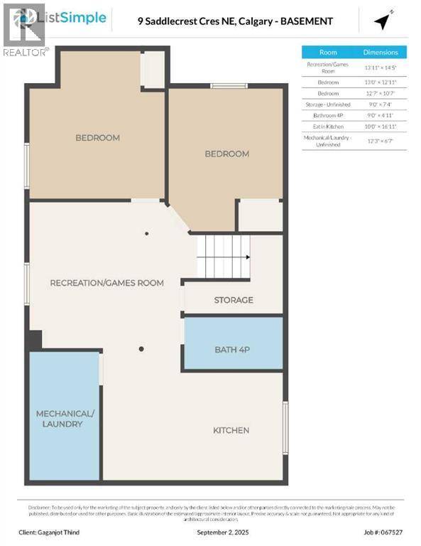 Calgary, AB T3J0C6,9 Saddlecrest Crescent NE