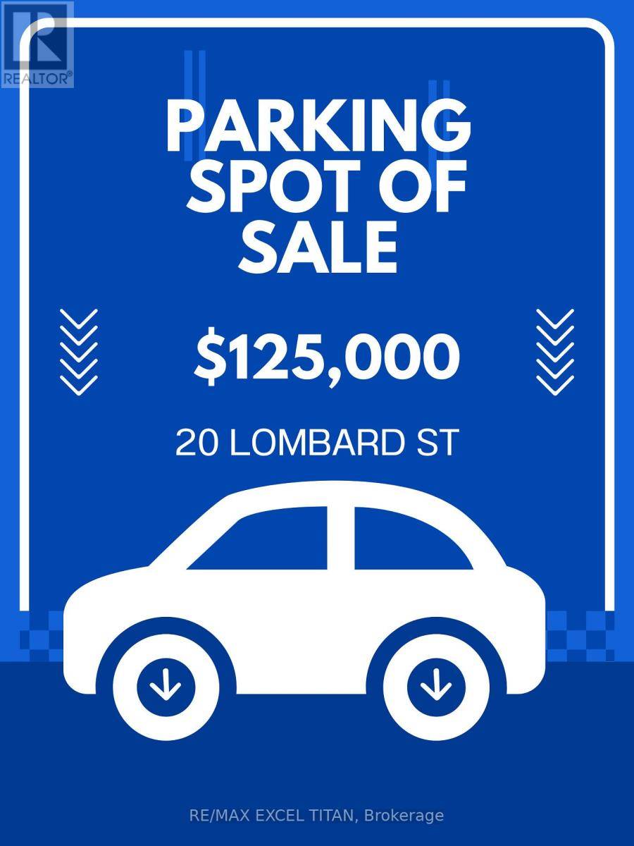 Toronto (waterfront Communities), ON M5C0A7,20 Lombard ST #Parking