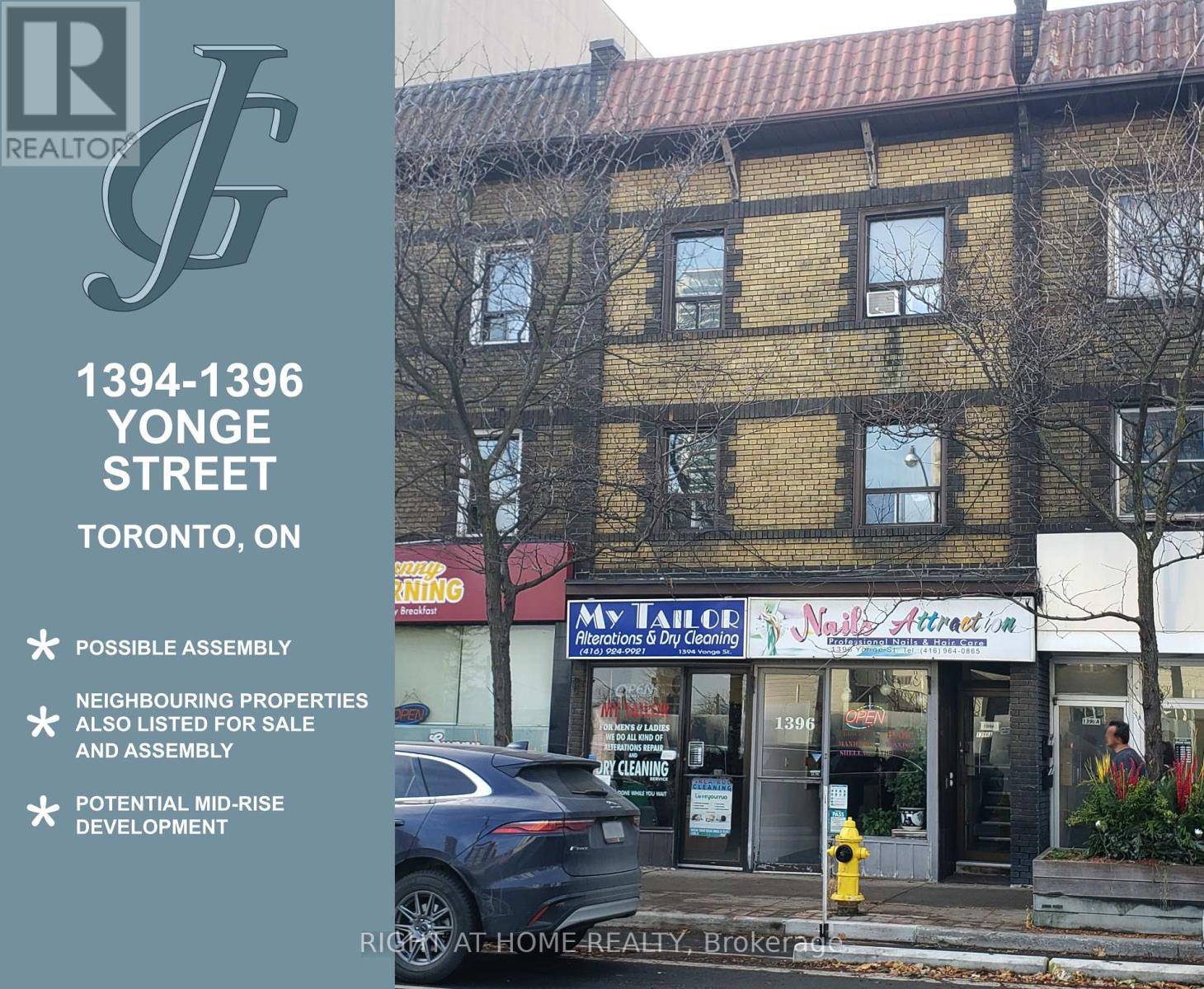 Toronto (yonge-st. Clair), ON M4T1Y5,1394/1396 YONGE STREET