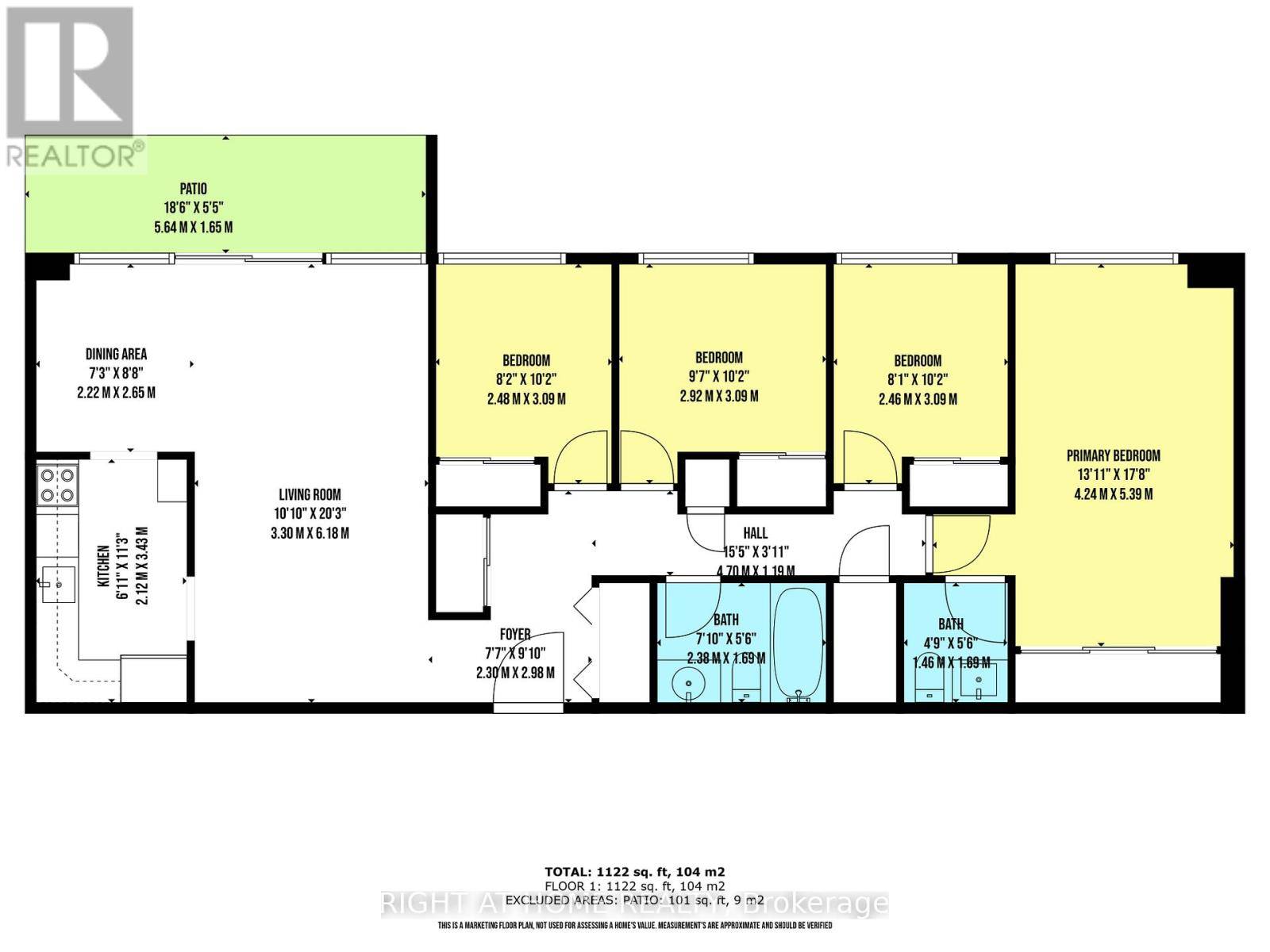 Toronto (victoria Village), ON M4A2P8,1801 O'Connor DR #102