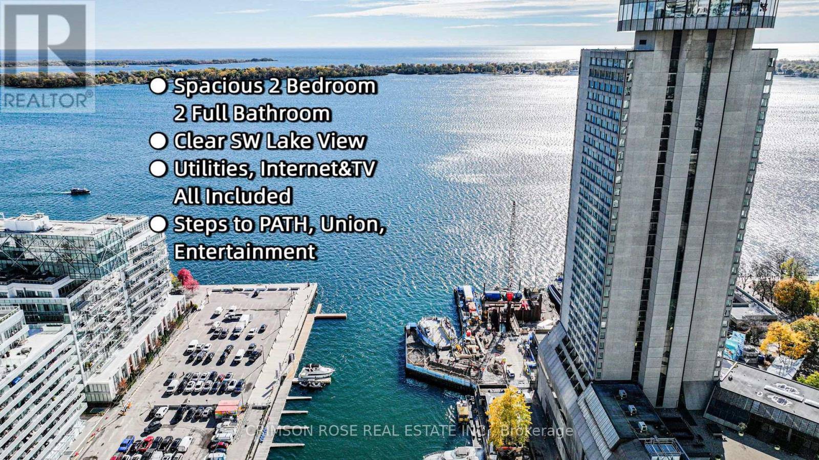 Toronto (waterfront Communities), ON M5J2R9,10 Queens Quay West #1107