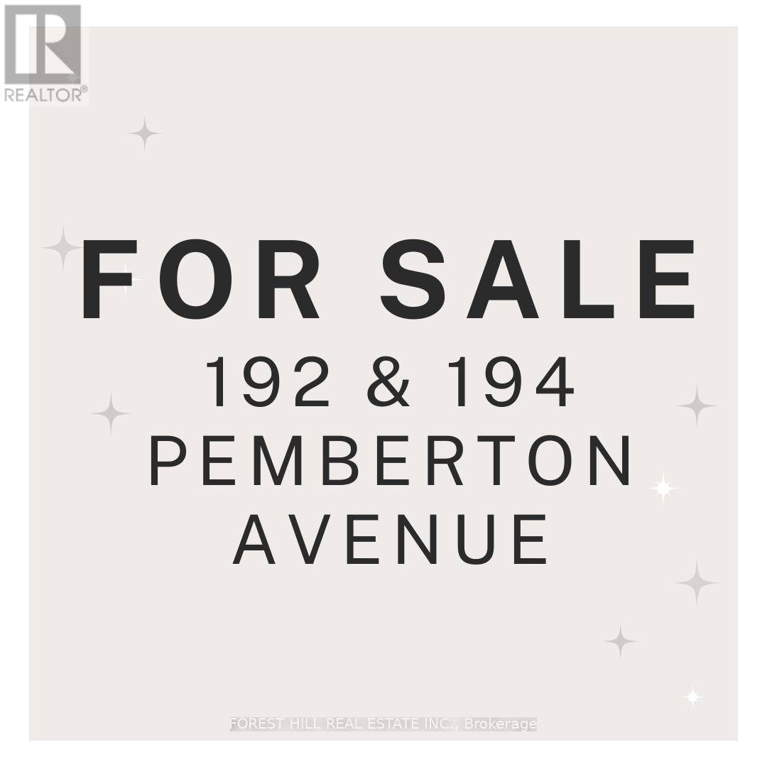 Toronto (newtonbrook East), ON M2M1Y8,192+194 PEMBERTON AVENUE