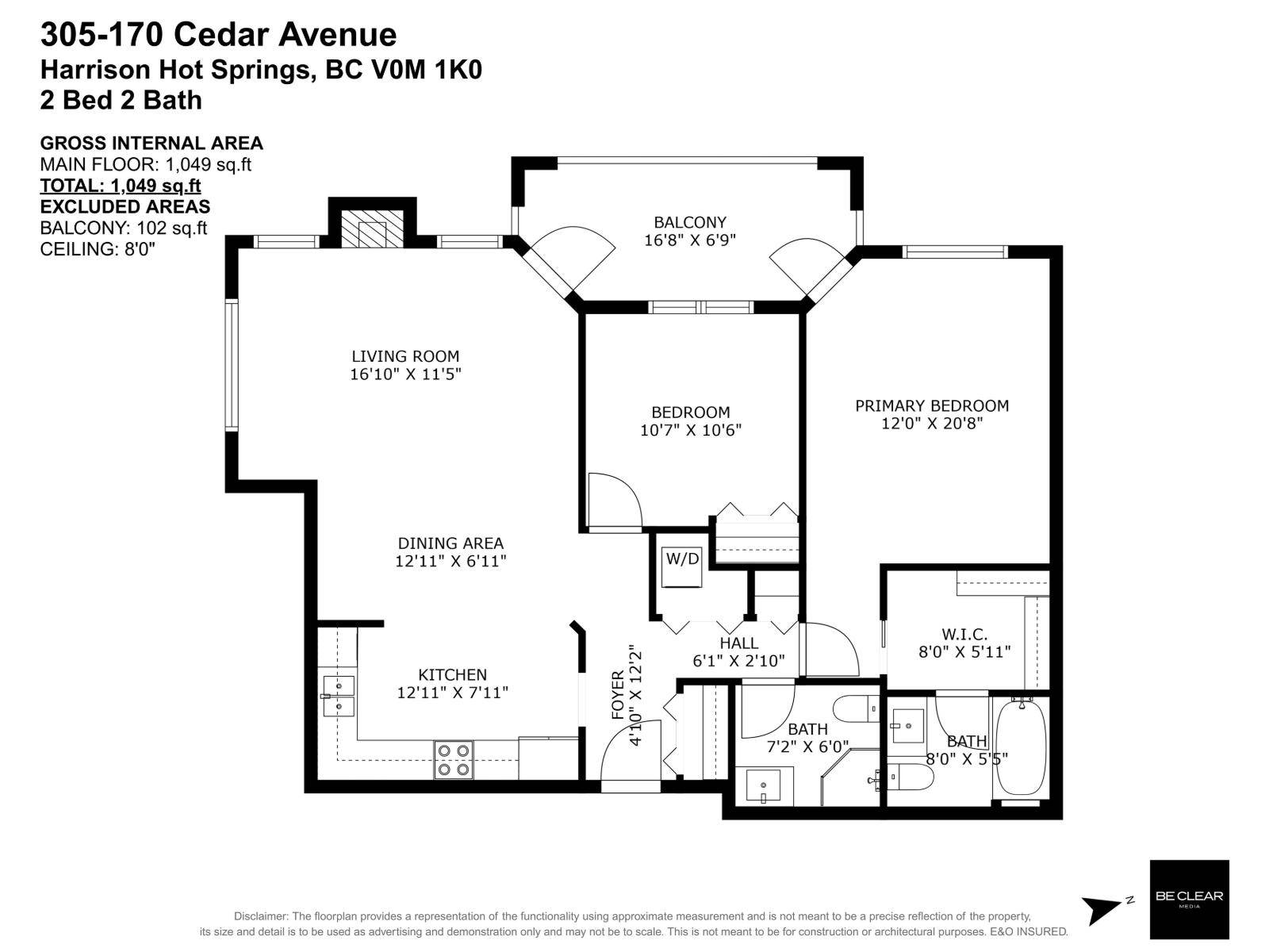 Harrison Hot Springs, BC V0H1K0,170 CEDAR AVE #305