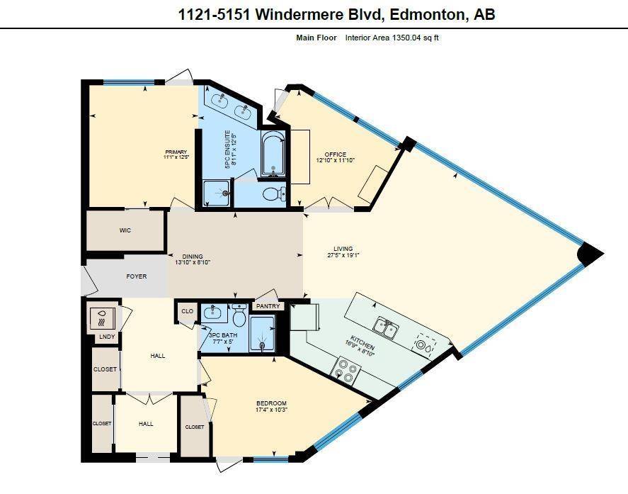 Edmonton, AB T6W2K4,#1121 5151 Windermere BV SW