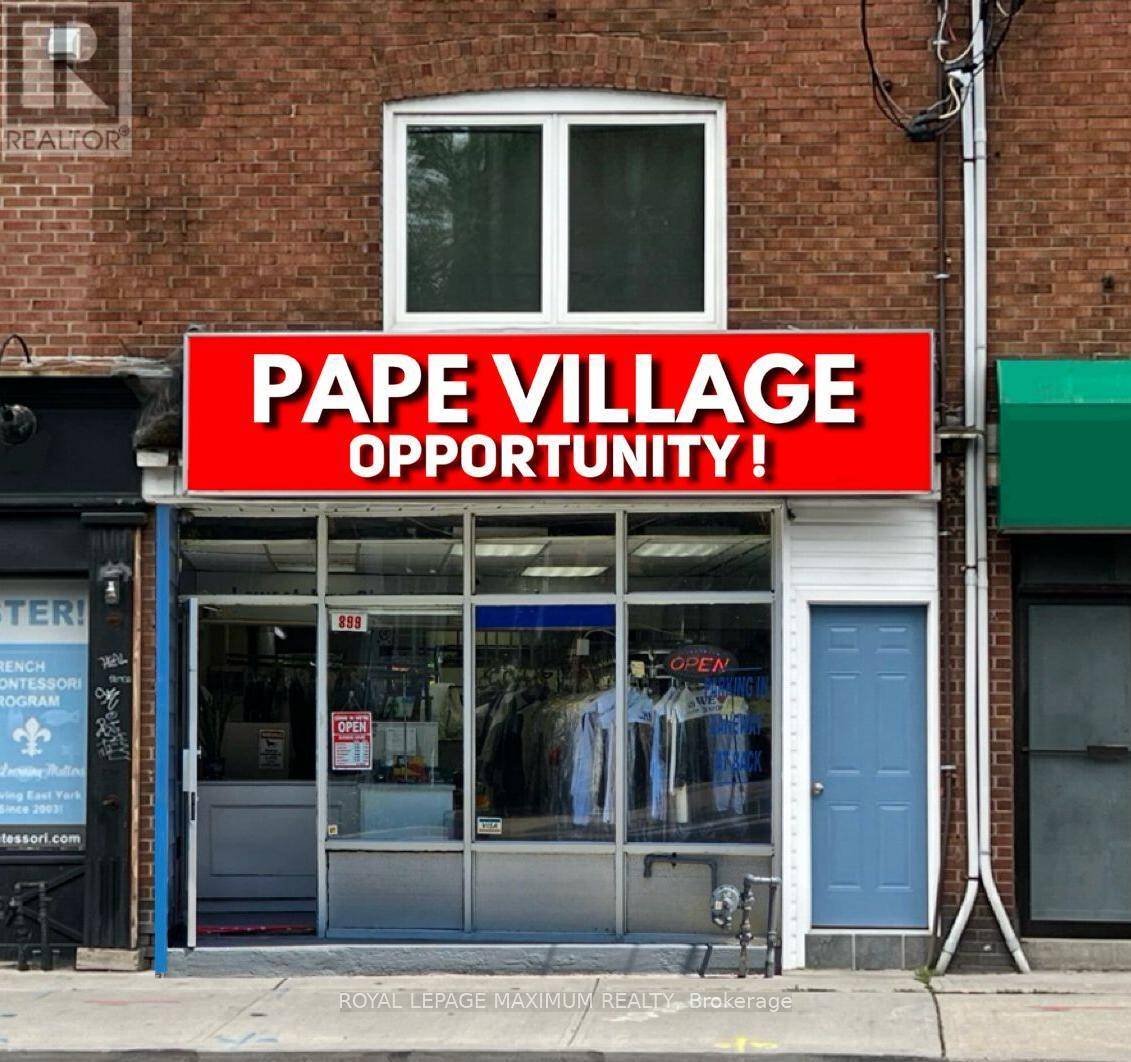 Toronto (danforth Village-east York), ON M4K3V1,899 PAPE AVENUE