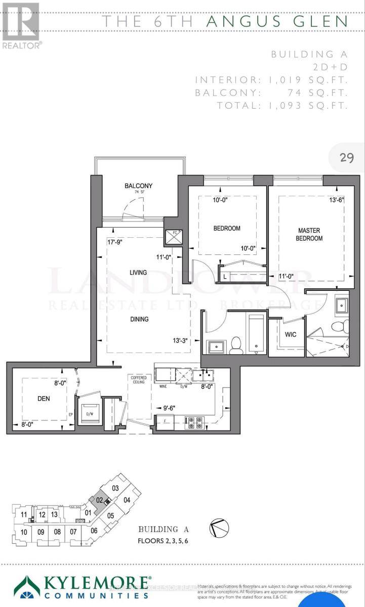 Markham (angus Glen), ON L6C0Y1,9 Stollery Pond CRES #602