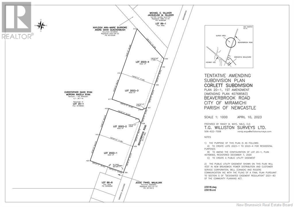 Miramichi, NB E1V0H9,Lot 01 Beaverbrook Road