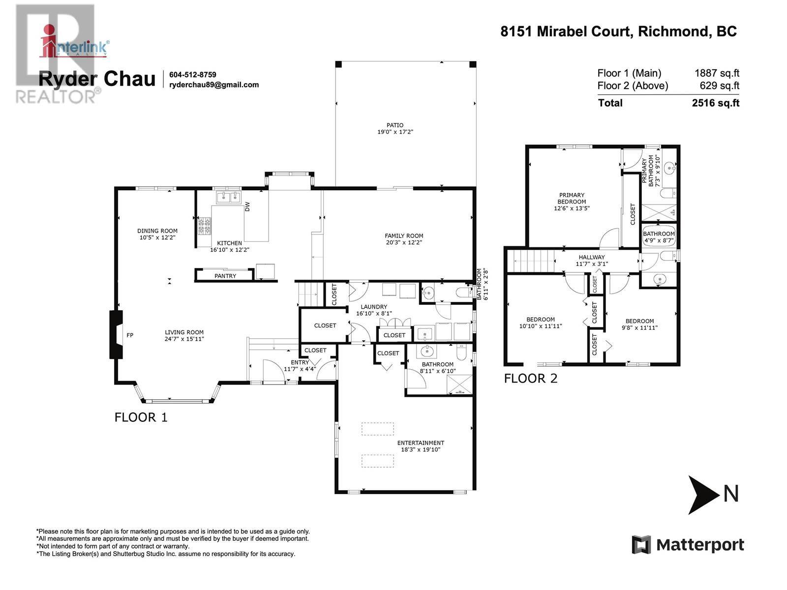 Richmond, BC V7C4V8,8151 MIRABEL COURT