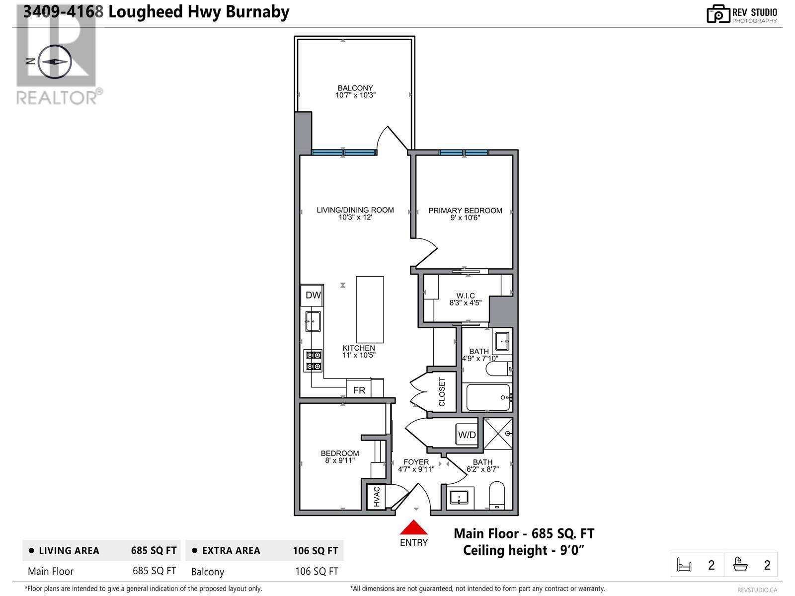 Burnaby, BC V5C0N9,4168 LOUGHEED HWY #3409