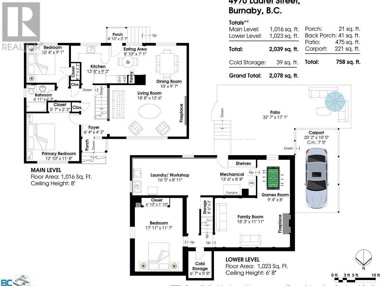 Burnaby, BC V5G1M9,4970 LAUREL STREET