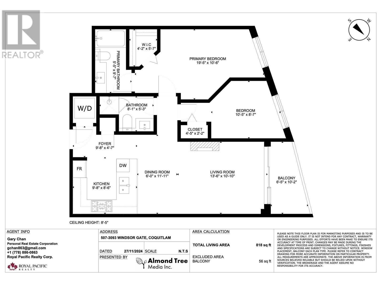 Coquitlam, BC V3B0N2,3093 WINDSOR Gate #507