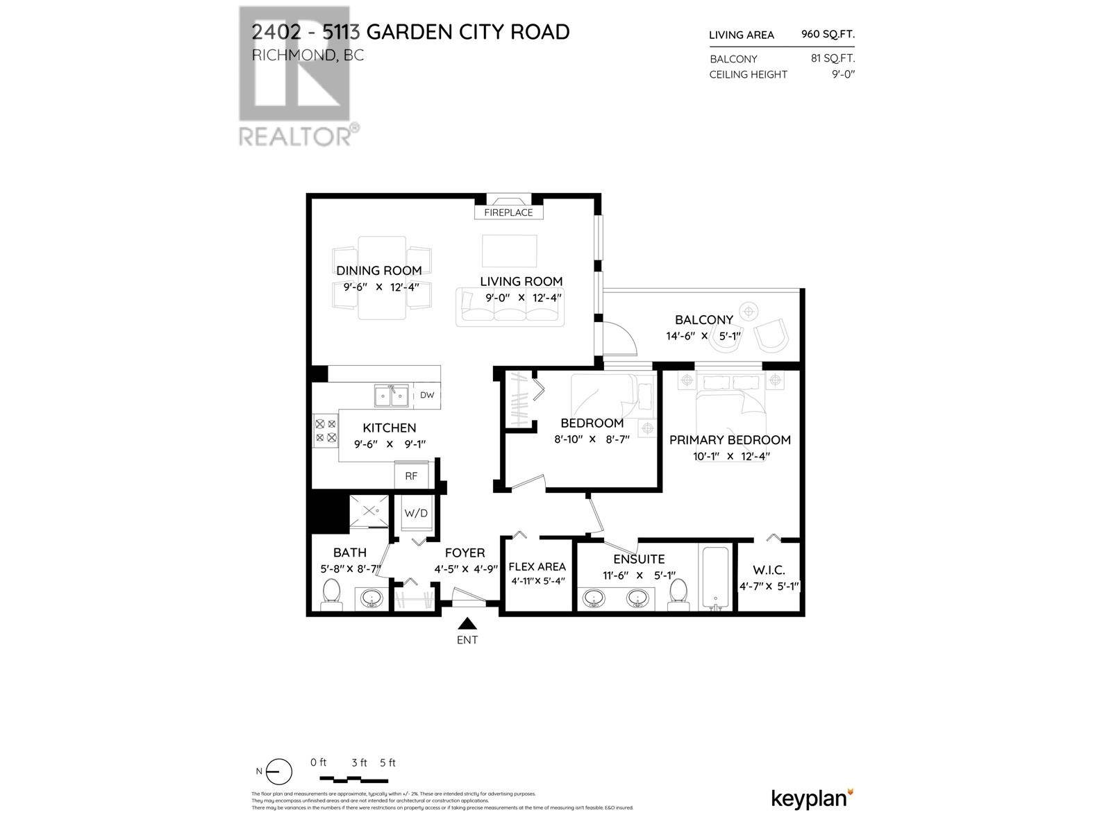 Richmond, BC V6X4H5,5113 GARDEN CITY RD #2402