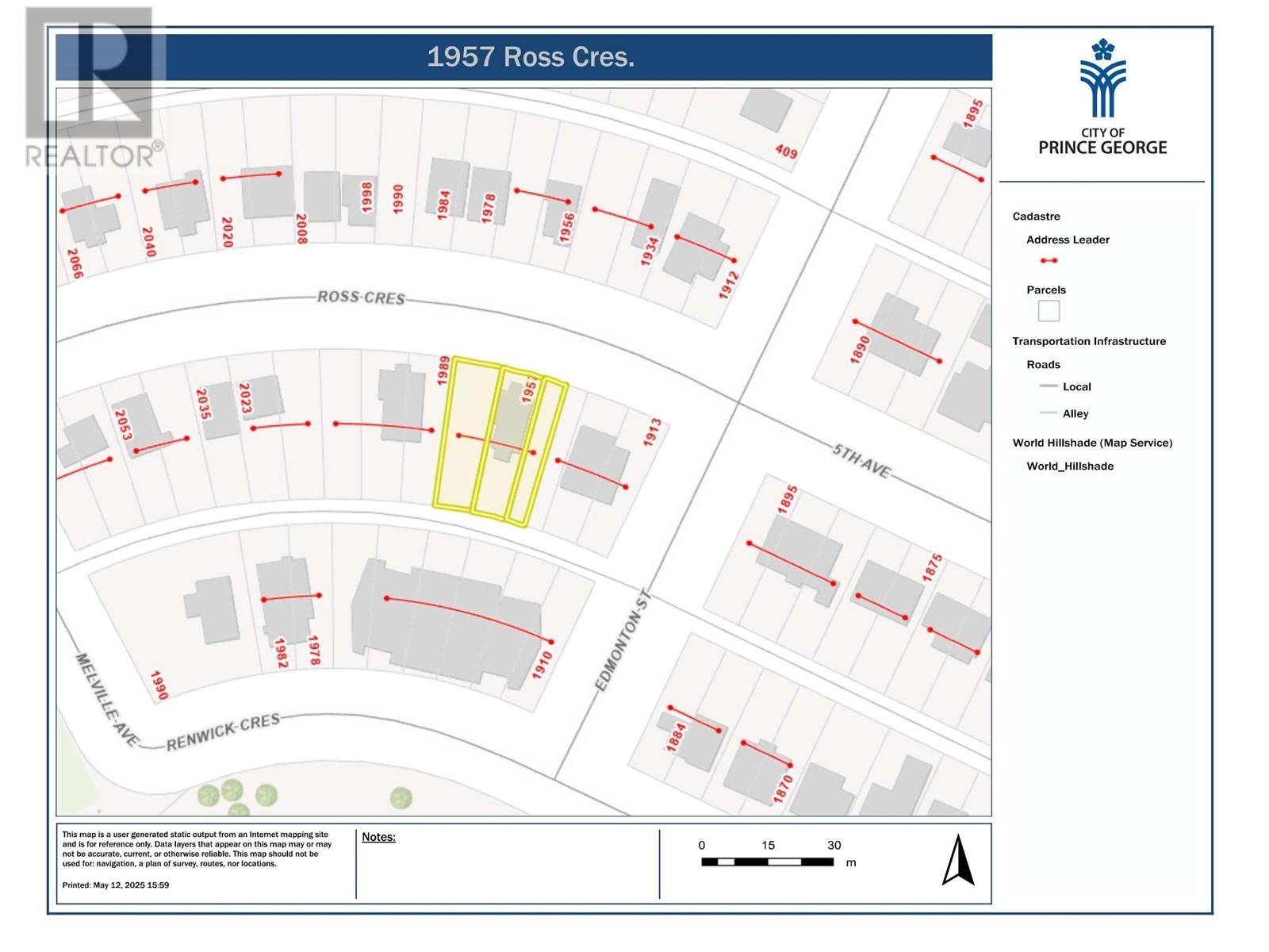 Prince George, BC V2M1Y6,1957 ROSS CRESCENT