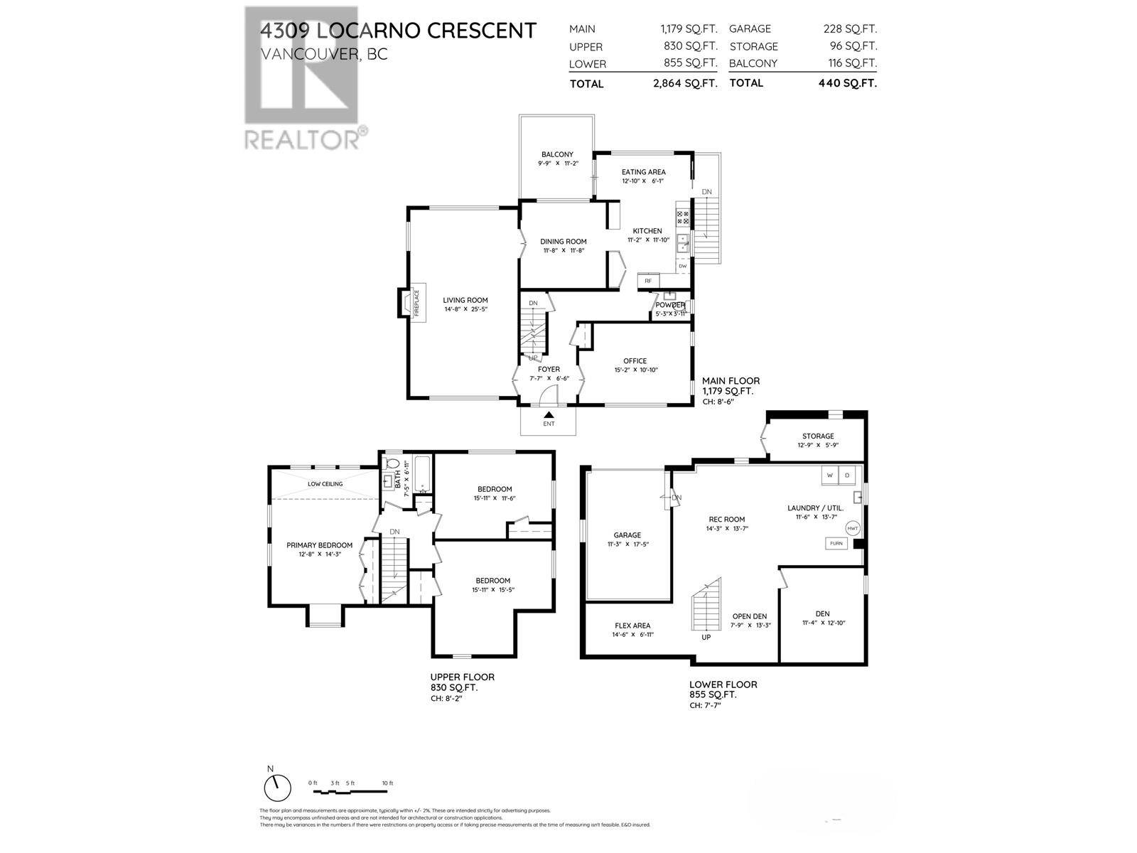 Vancouver, BC V6R1G2,4309 LOCARNO CRESCENT