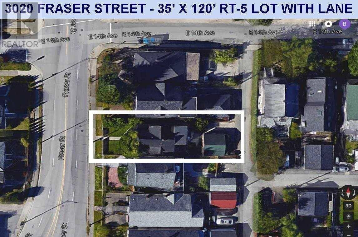 Vancouver, BC V5T3W3,3020 FRASER STREET