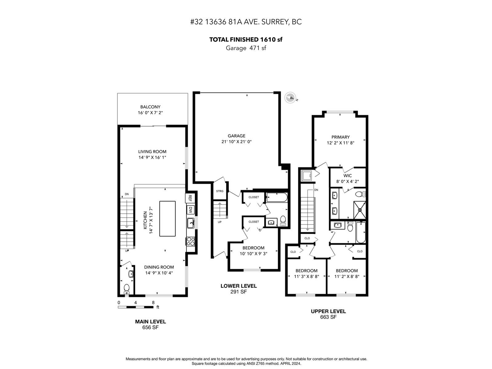Surrey, BC V3W1H9,13636 81A #32