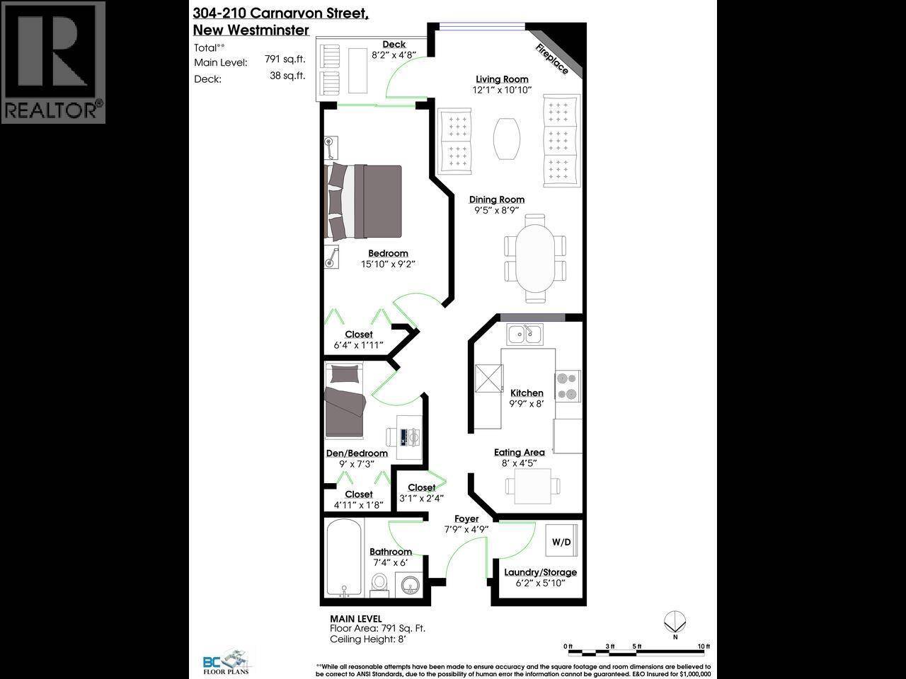 New Westminster, BC V3L1B8,210 CARNARVON ST #304