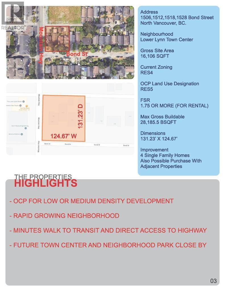 North Vancouver, BC V7J1E7,1512 BOND STREET