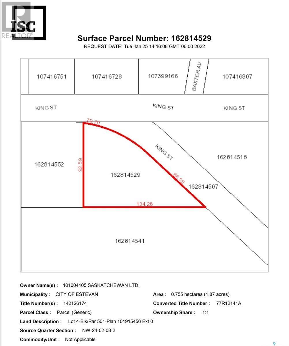 Estevan, SK S4A2T5,84 KING STREET