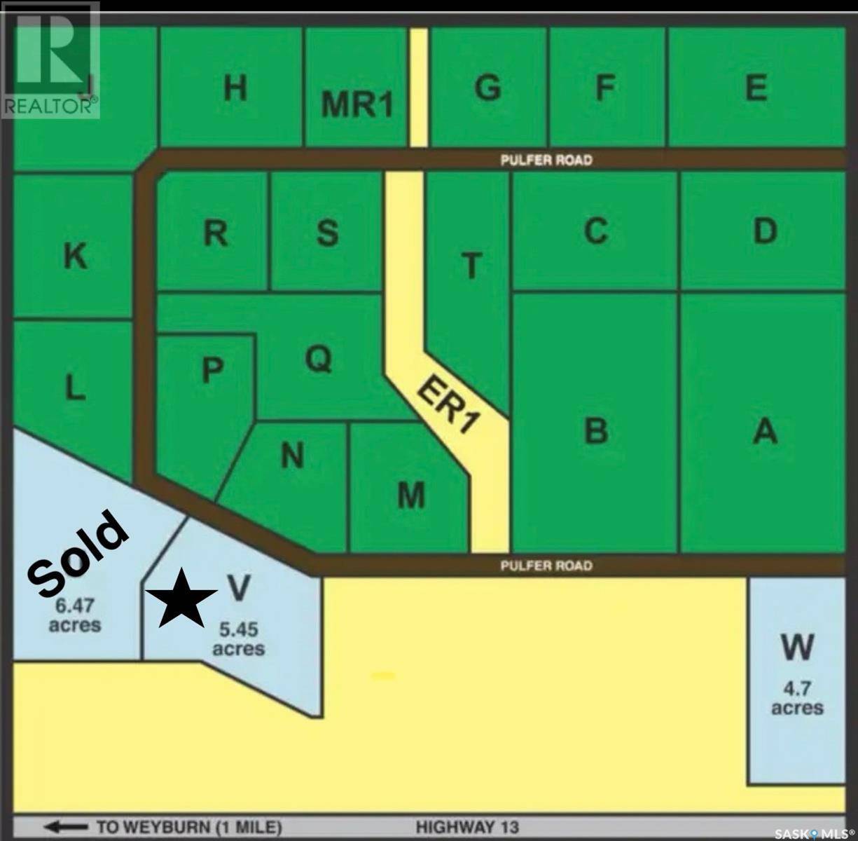 Weyburn Rm No. 67, SK S4H2K1,Summerview Estates Lot V