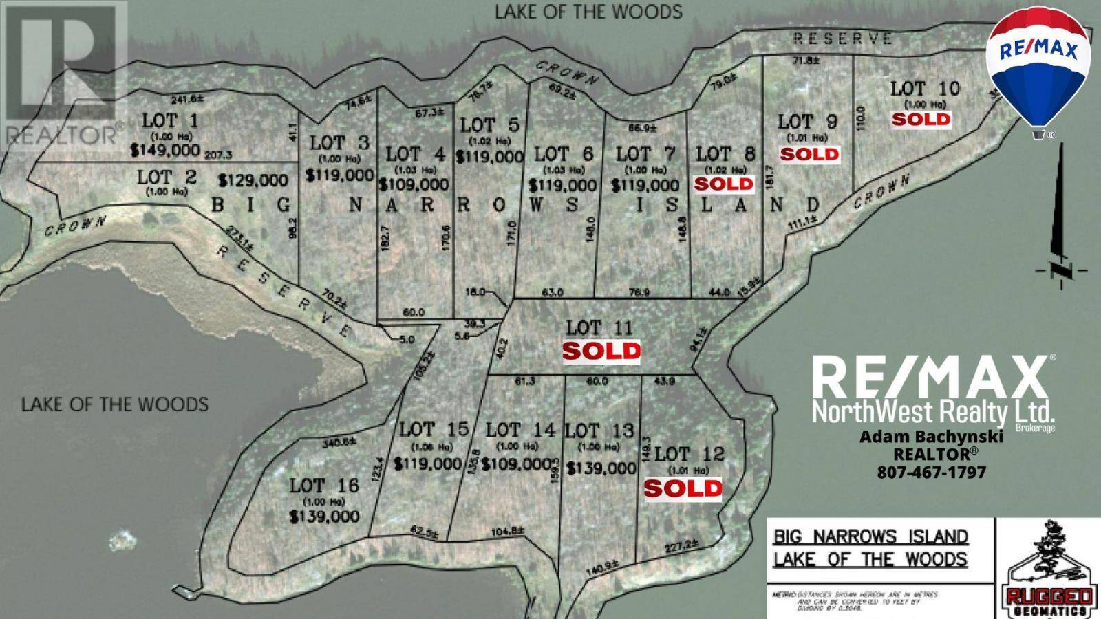 Kenora, ON P0X1C0,LOT 5 BIG NARROWS ISLAND LAKE OF THE WOODS