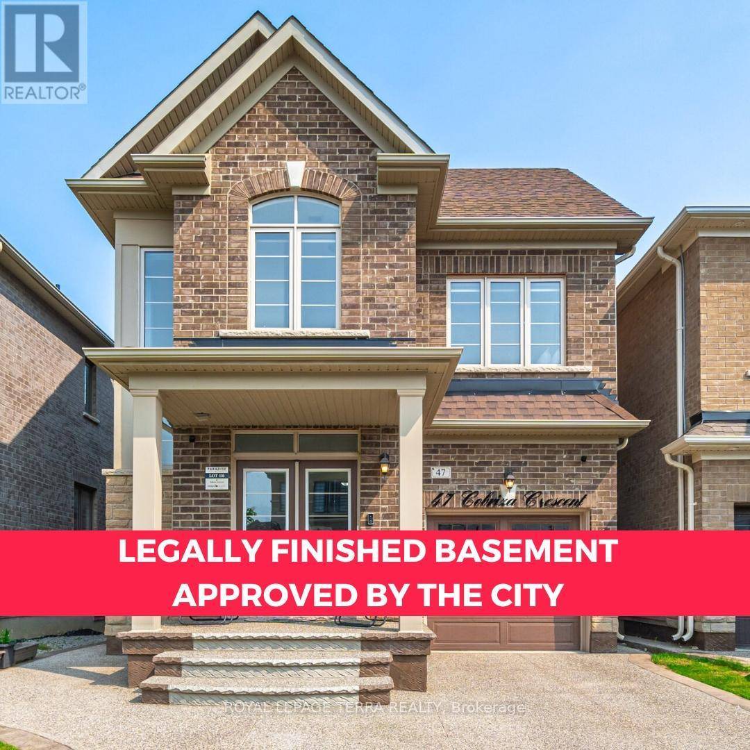 Brampton (northwest Brampton), ON L7A5A6,47 COBRIZA CRESCENT