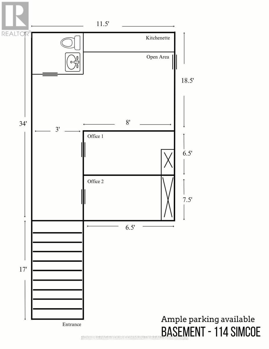 Peterborough Central (north), ON K9H2H4,114 Simcoe ST #Lower