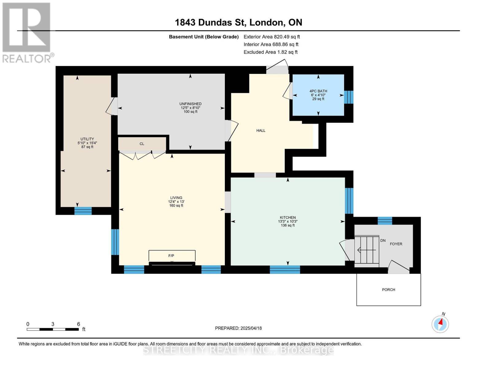 London East (east H), ON N5W3E6,1843 DUNDAS STREET E