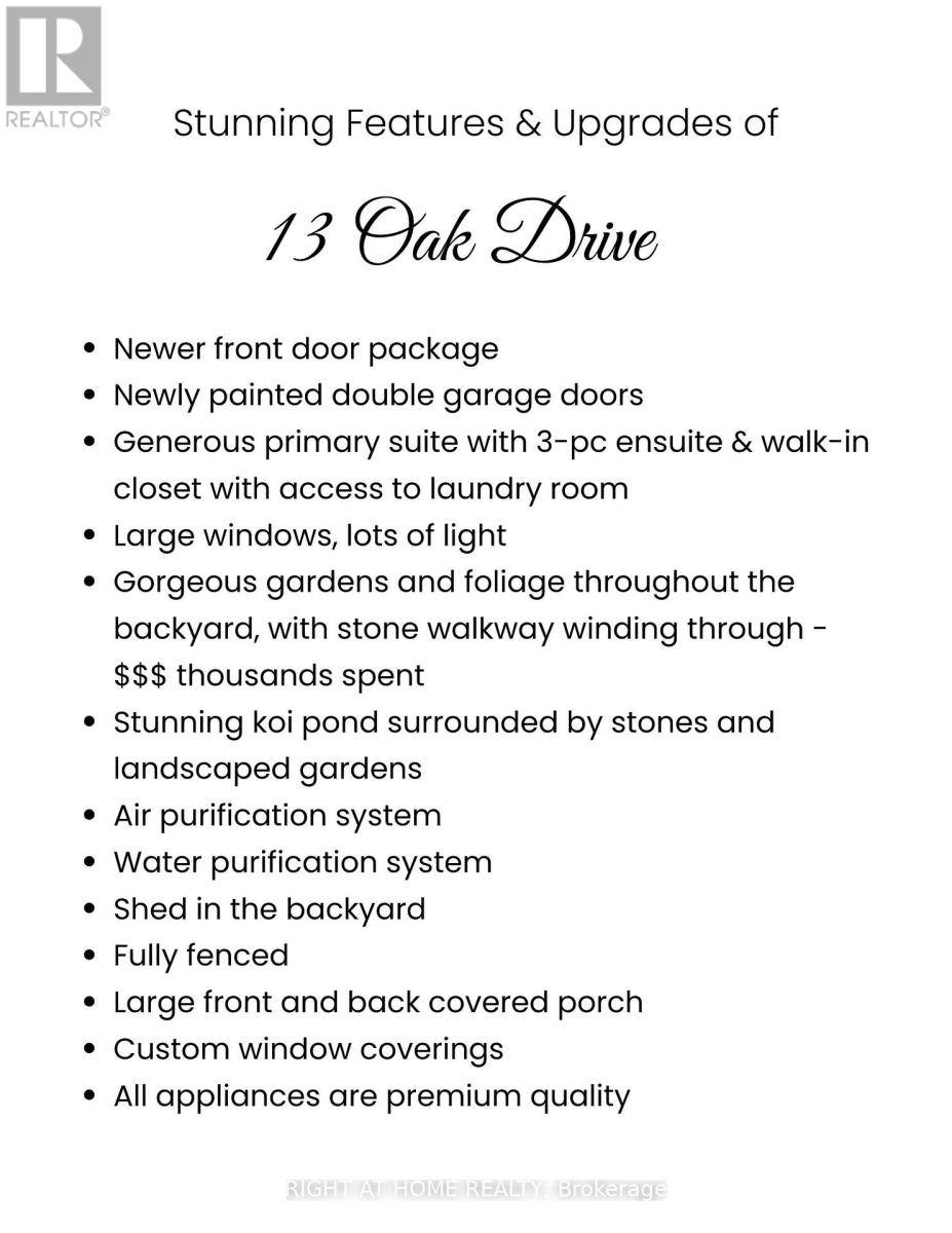 Niagara-on-the-lake (town), ON L0S1J0,13 OAK DRIVE