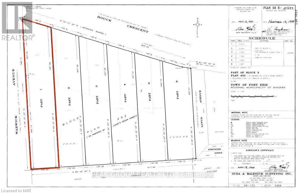 Fort Erie (331 - Bowen), ON L2A5M4,LOT 1 HOUCK CRESCENT