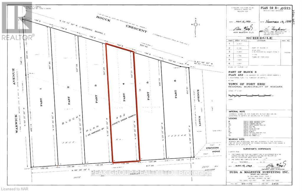Fort Erie (bowen), ON L2A5M4,LOT 4 HOUCK CRESCENT