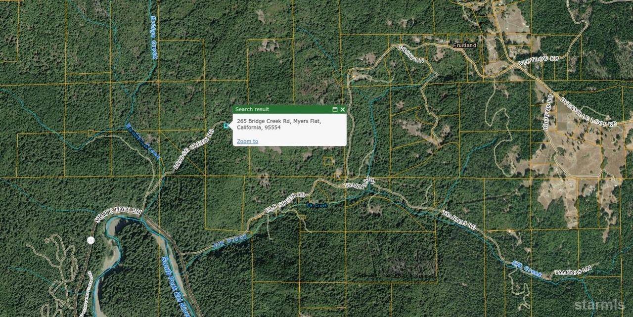 Myers Flat, CA 95554,265 Bridge Creek Road