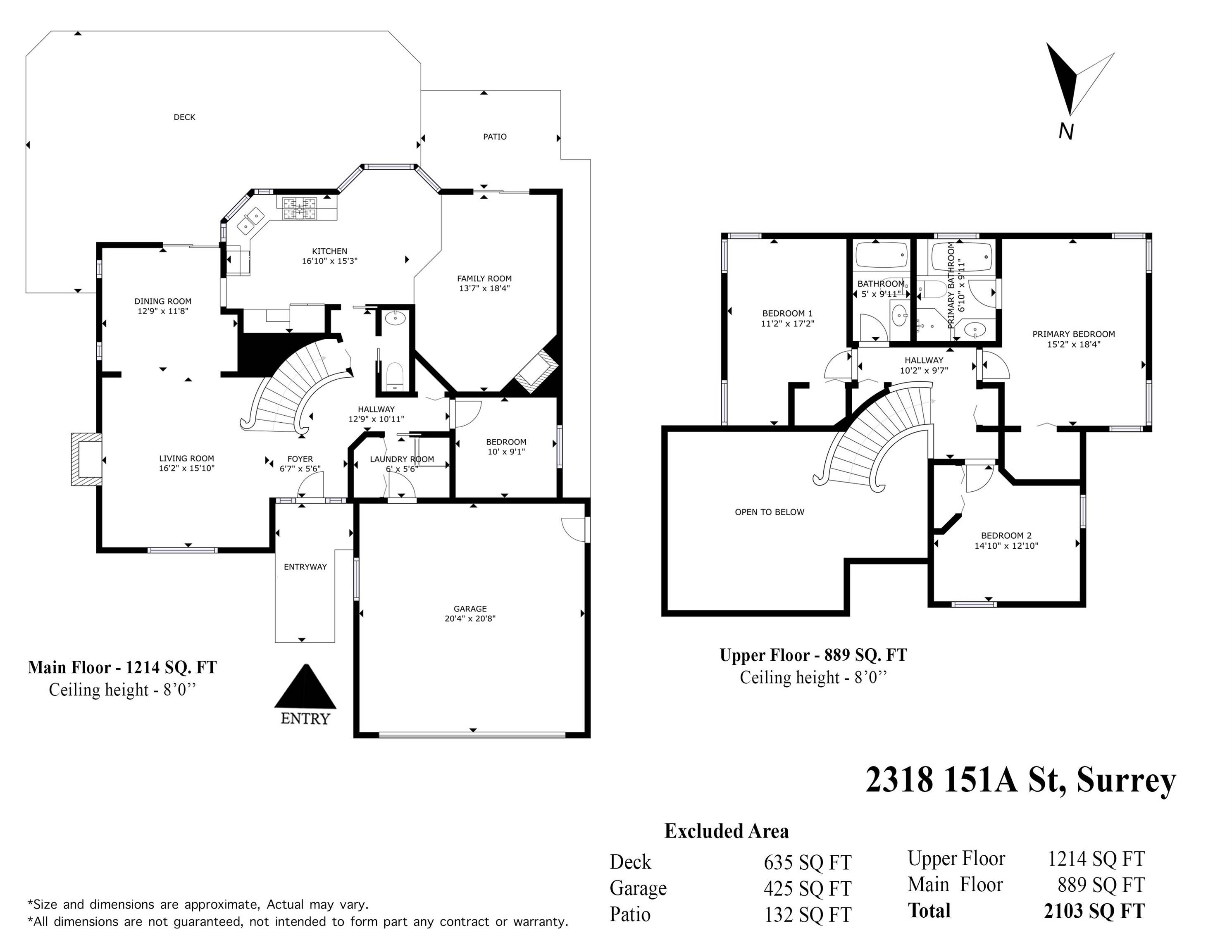 Surrey, BC V4A 8S9,2318 151A ST