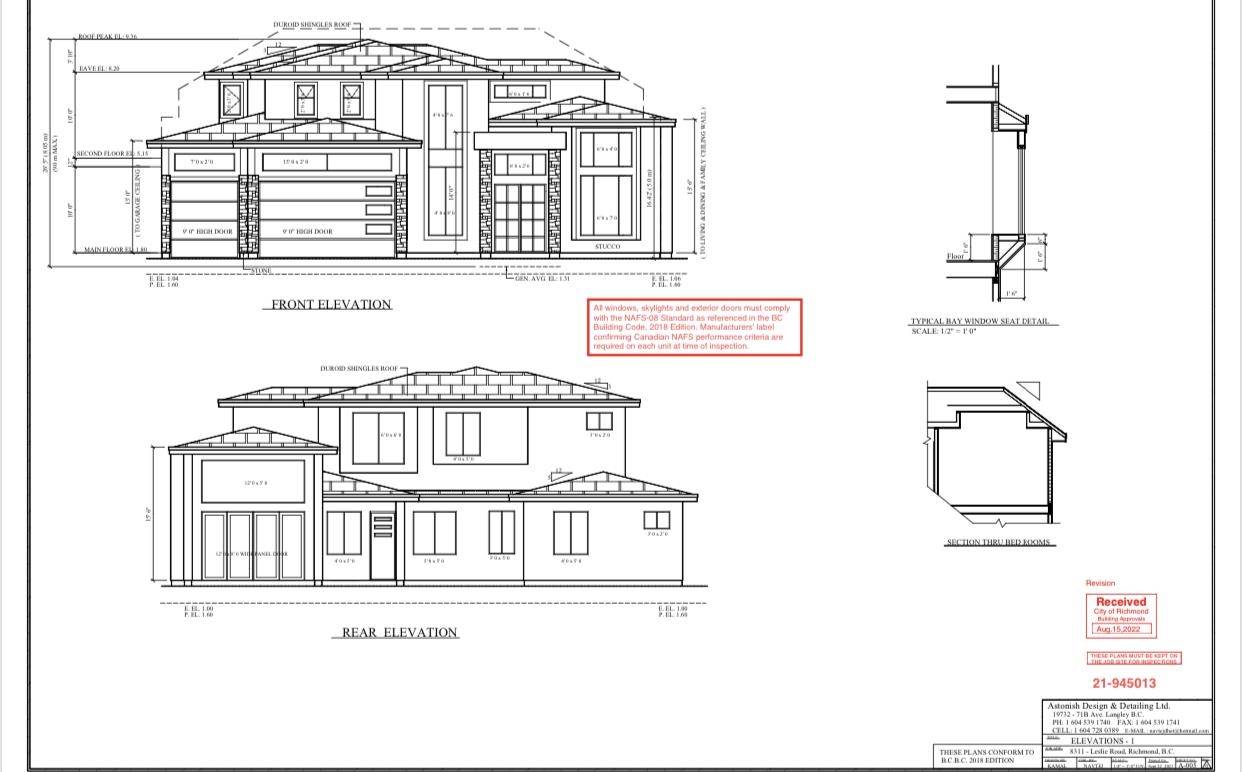 Richmond, BC V6X 1E4,8311 LESLIE RD