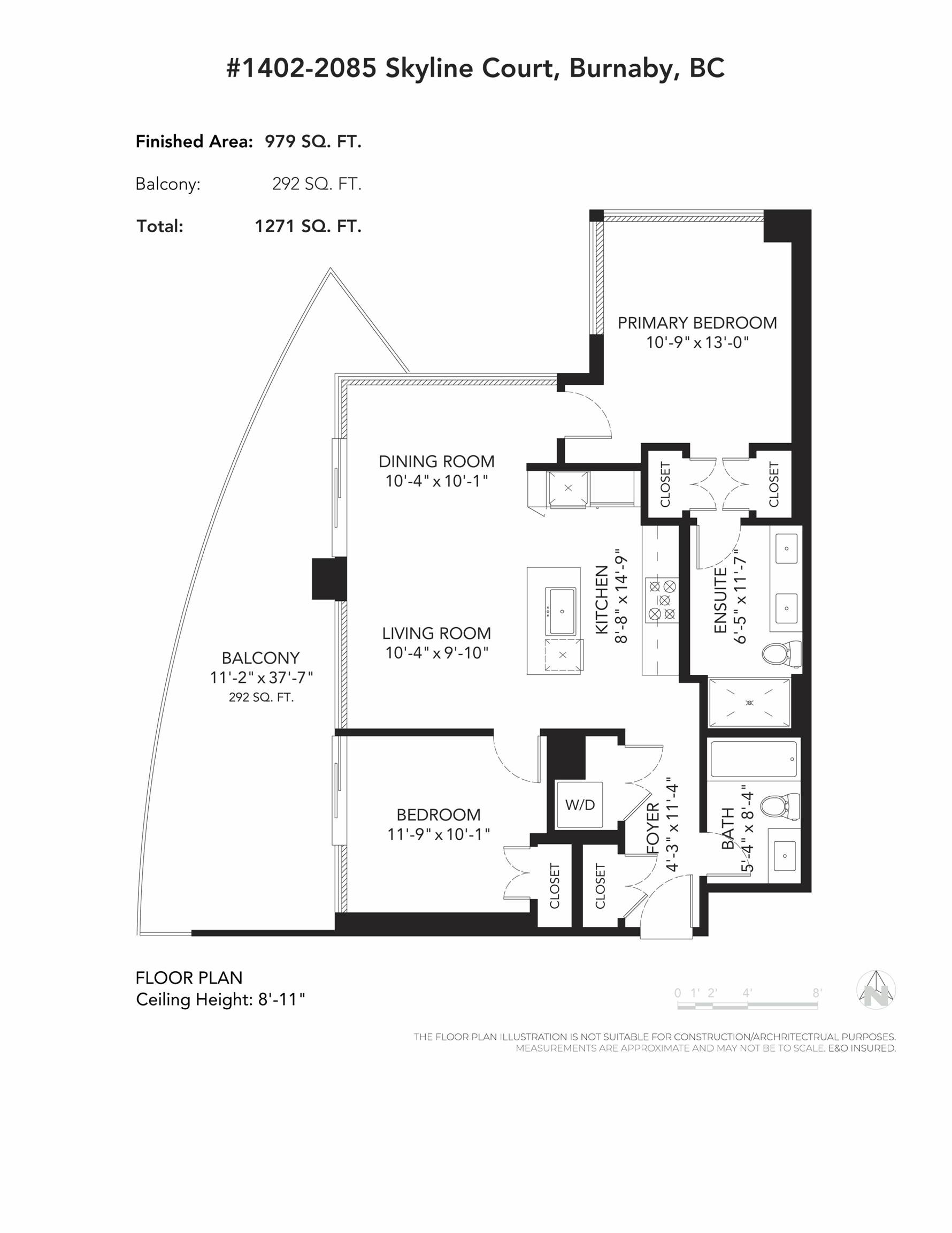 Burnaby, BC V5C 0M6,2085 SKYLINE CT #1402