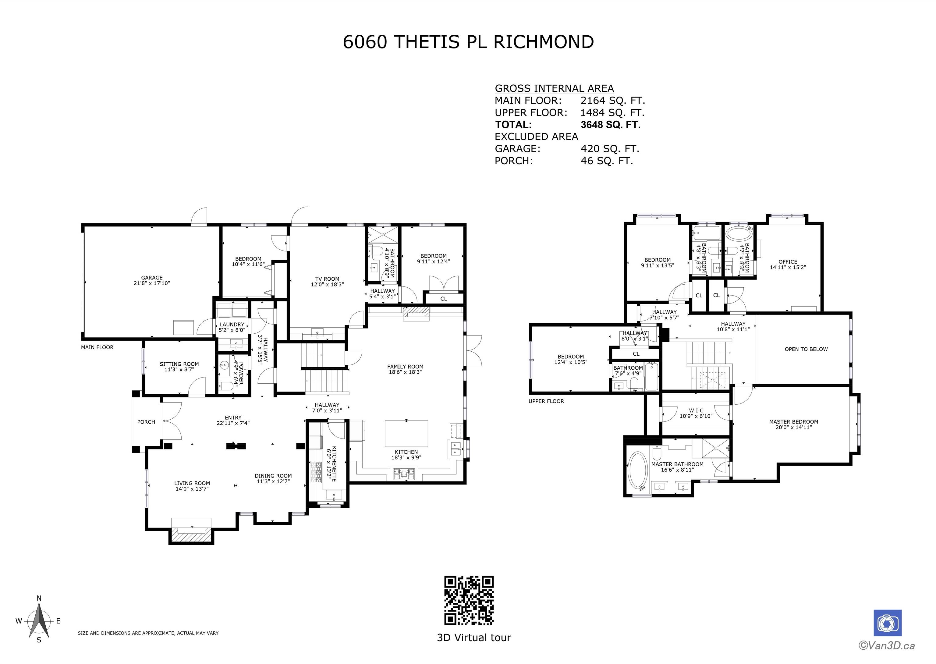 Richmond, BC V7C 2N3,6060 THETIS PL