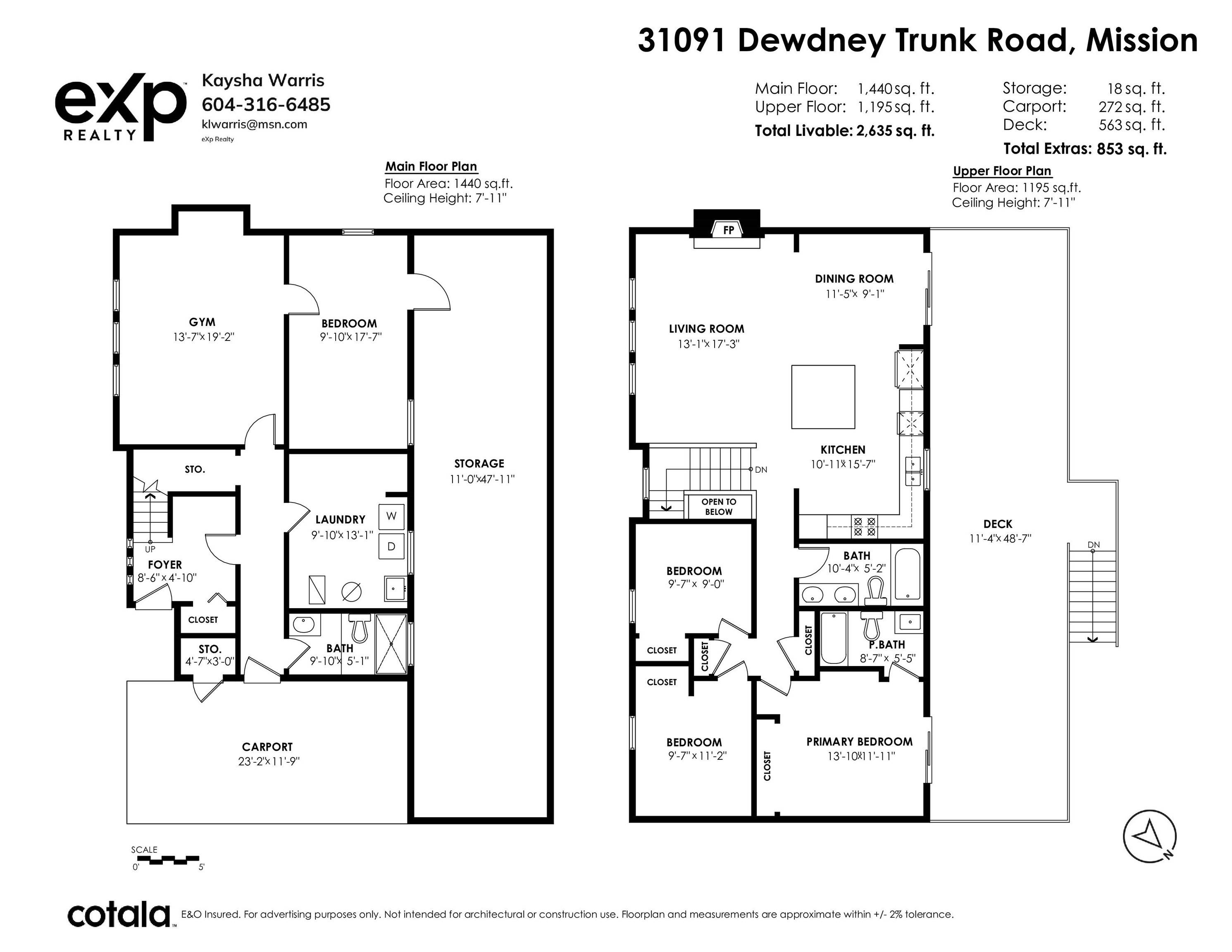 Mission, BC V2V 6H5,31091 DEWDNEY TRUNK RD